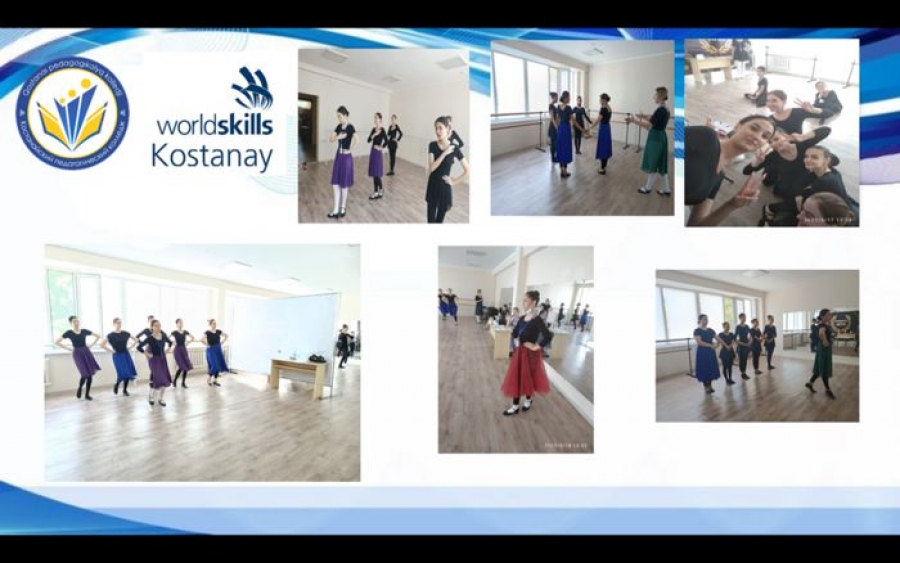 Народный танец на площадке Worldskills